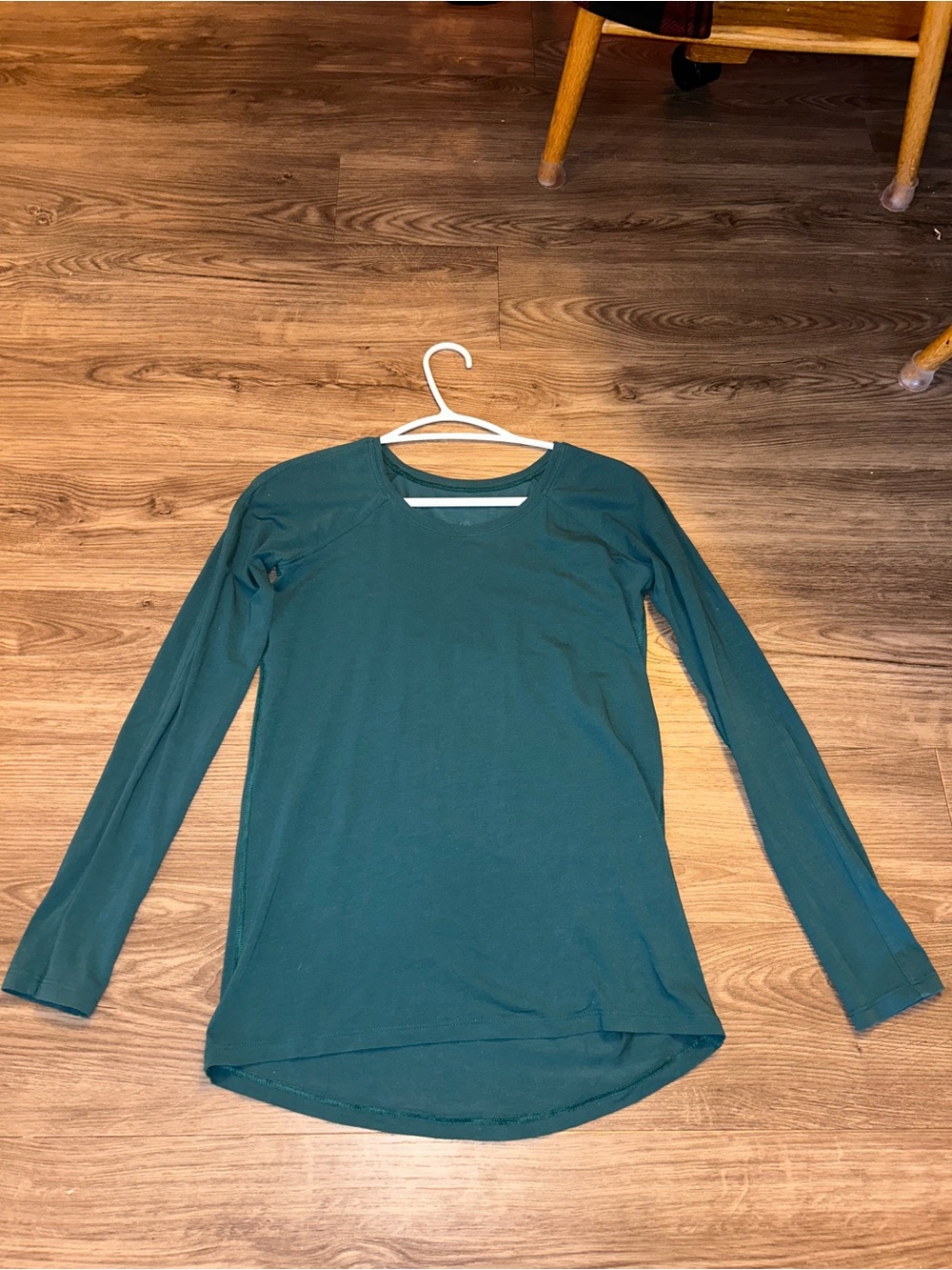 Lululemon Emerald Long Sleeve-Pima Cotton-Size 2- Royal Emerald Green 💚